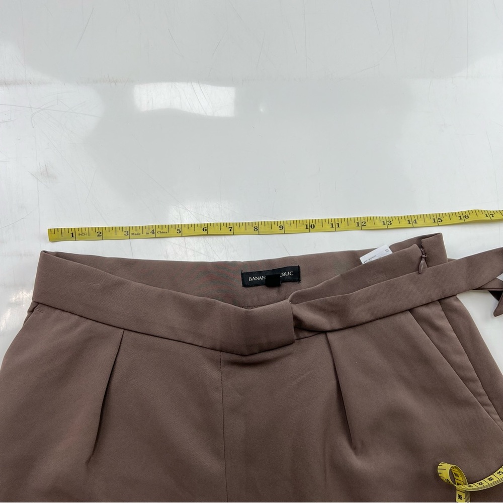 Banana Republic women’s brown petite shorts p4 L98-2 - Picture 6 of 6